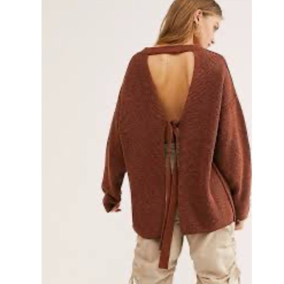 FP Beach Cali Crew Open Back Sweater - Picture 3 of 9